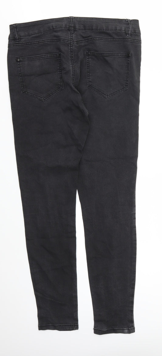 Womens UK Size 10 YESYES Regular Fit Skinny Black Jeans