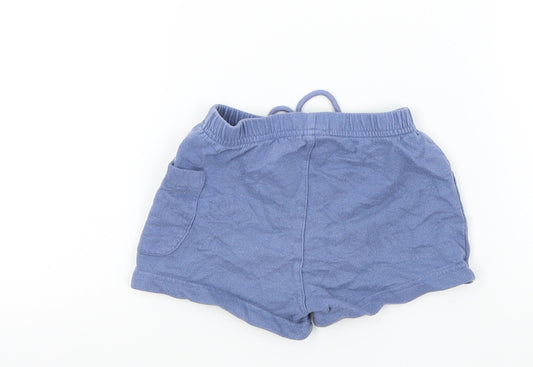 Gap Boys Blue Colourblock Jogger Trousers Size 12-18 Months