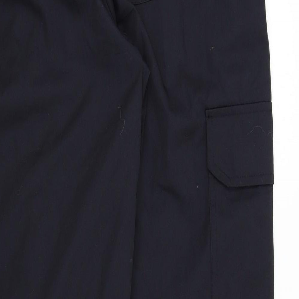 Simon Jersey Mens Blue Trousers Size L L29 in