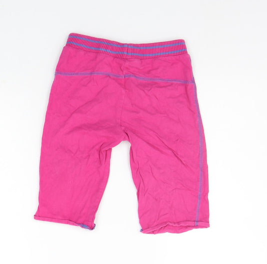 Adams Girls Pink Floral Jogger Trousers Size 7 Years