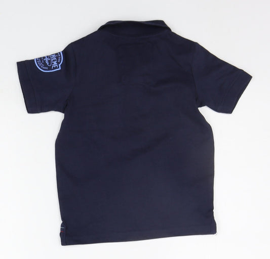Avenue Boys Blue Basic Polo Size 5-6 Years