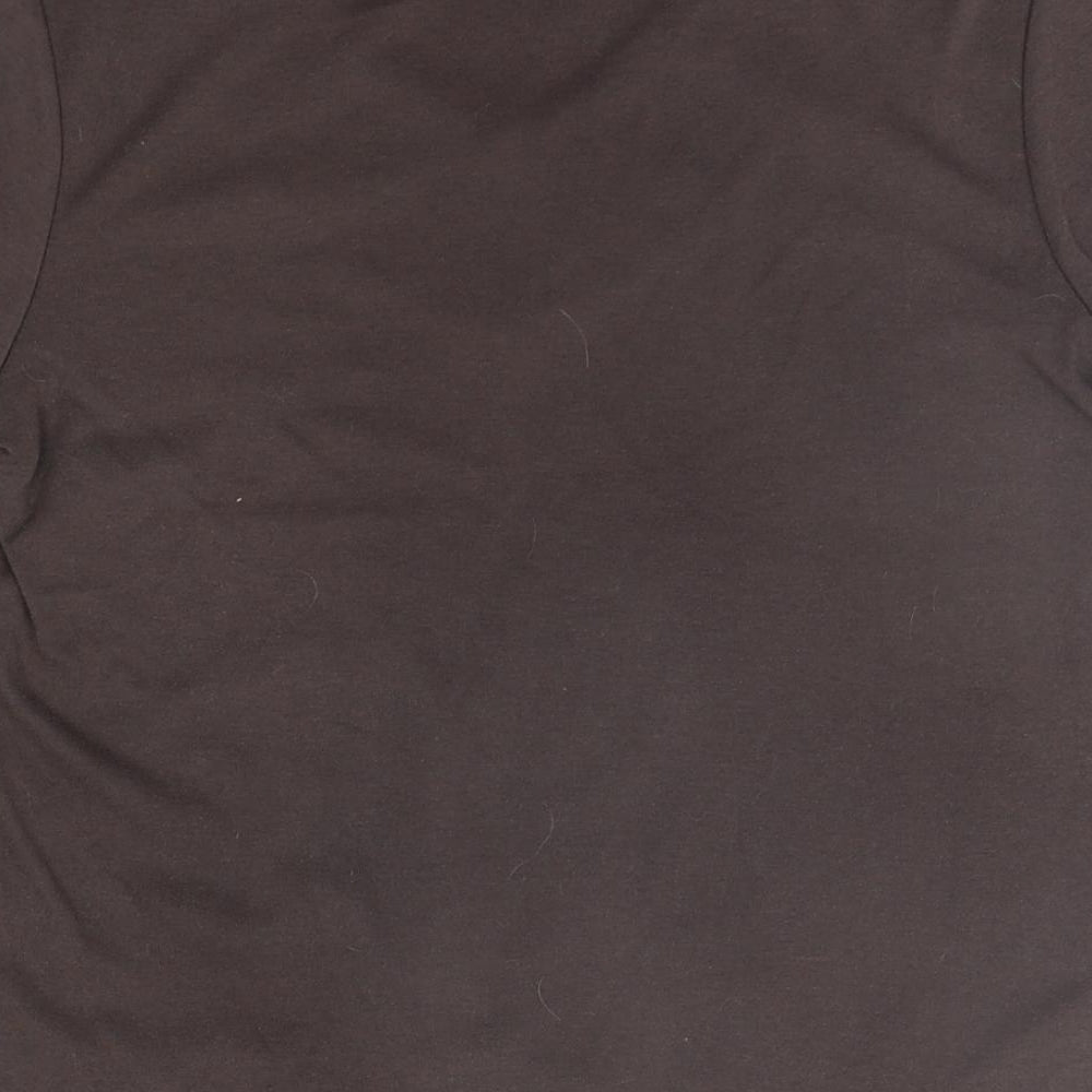 Womens UK Size 12 TIGI Grey Basic T-Shirt