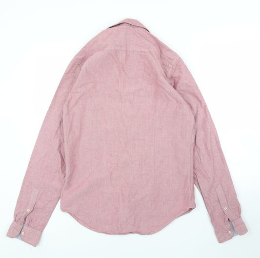 Zara Mens Purple    Button-Up Size M