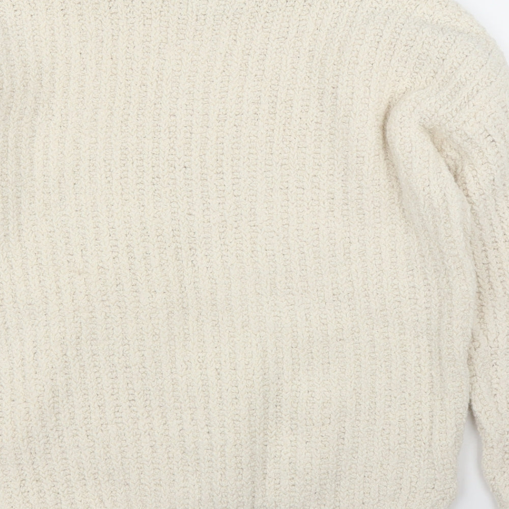 Womens UK Size S Papaya Ivory Pullover Jumper