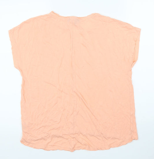 Primark Womens Orange Basic Blouse Size S