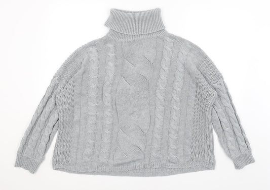 Womens UK Size M AX Paris Grey Pullover Jumper