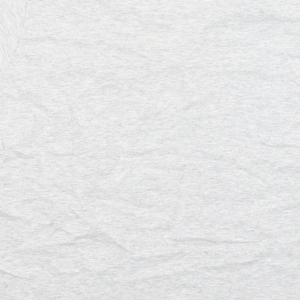 Womens UK Size L Fruit of the Loom Grey Basic T-Shirt