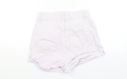 Denim Co Womens Purple Hot Pants Shorts Size 4