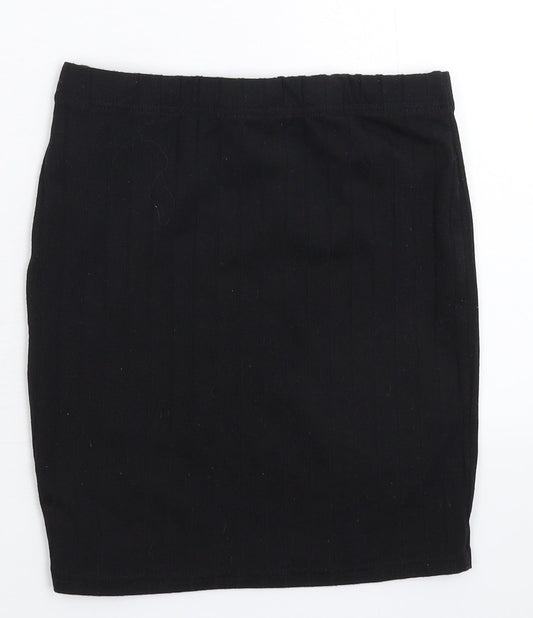 SheIn Womens Black Mini Skirt Size XS