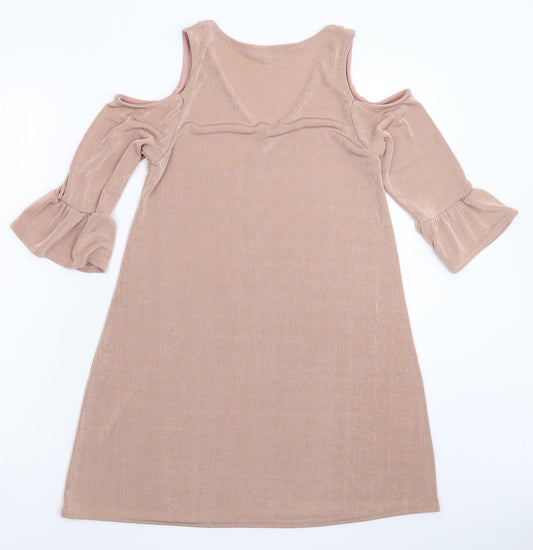 Voulez-Vous Womens Beige Mini Size S