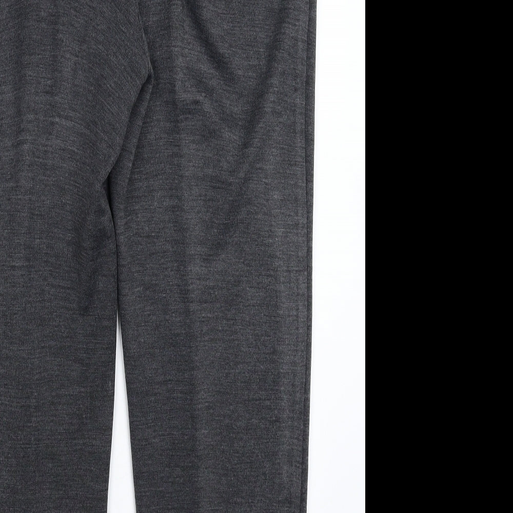 Womens UK Size 36 in Damart Regular Fit Cropped Grey Trousers