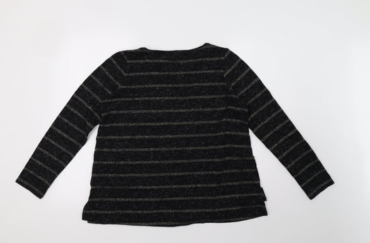Womens UK Size 14 NEXT Black Pullover Sweatshirt