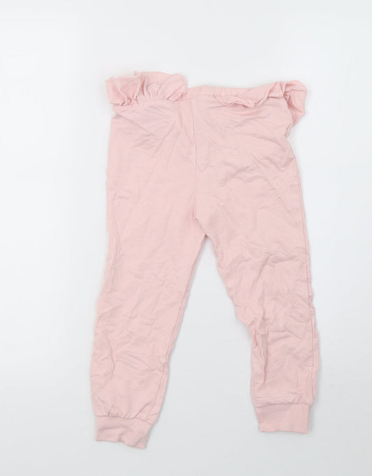 Matalan Girls Pink Pyjama Pants Size 3-4 Years