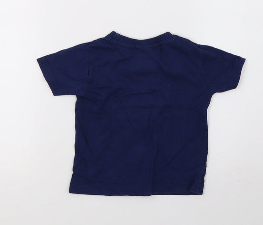 Peacocks Boys Blue Pullover T-Shirt Size 9-12 Months