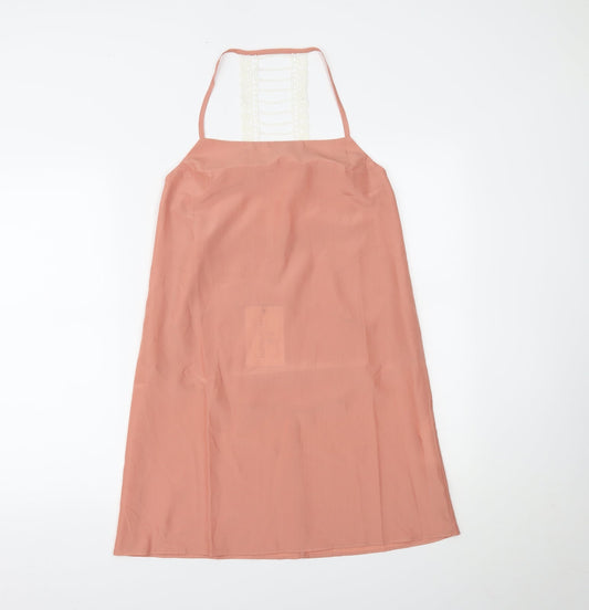 MISS TRUTH Womens Pink Slip Dress Size 8