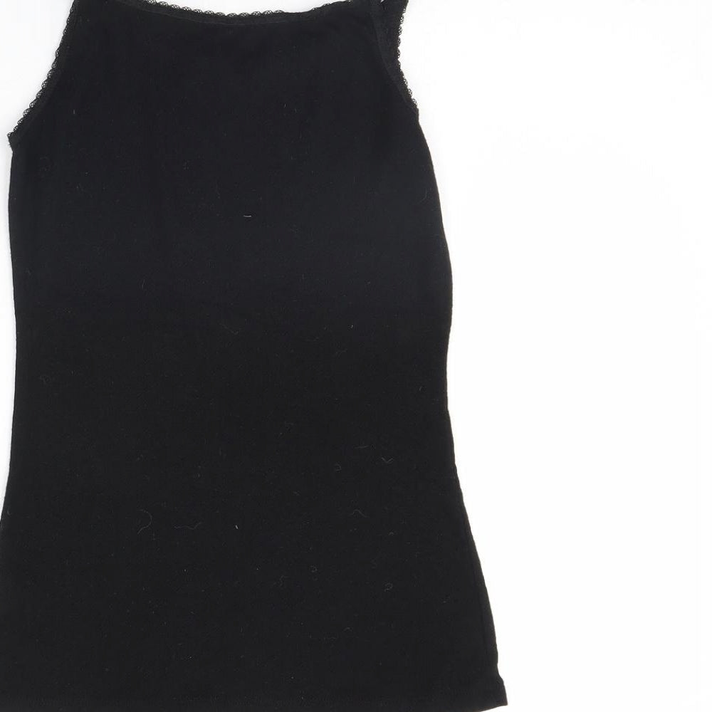 Womens UK Size 12 TU Black Basic Tank