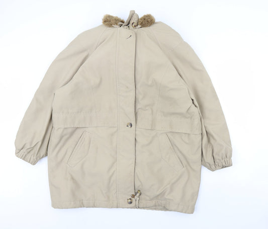 Womens UK Size 16 st Michael Beige Overcoat