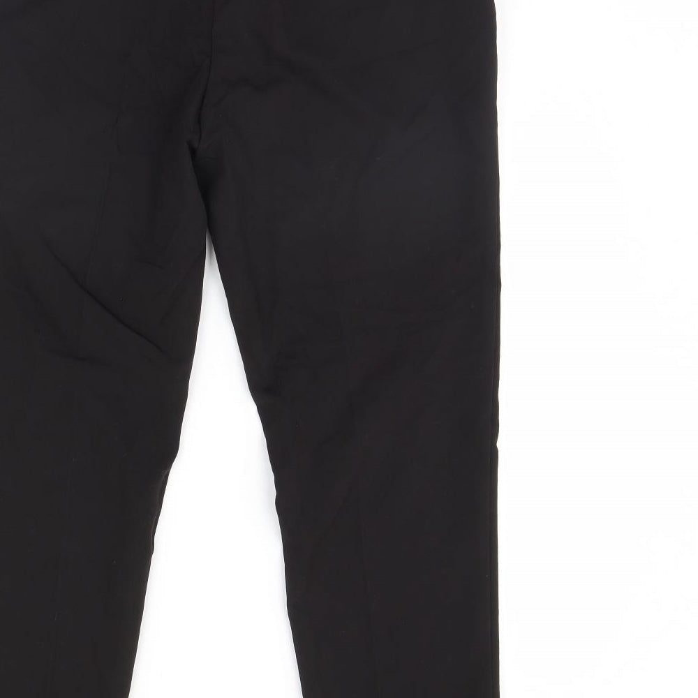 Womens UK Size 12 Dorothy Perkins Regular Fit Dress Pants Black Trousers