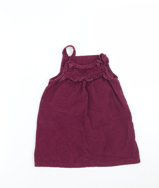 George Girls Purple A-Line Size 12-18 Months