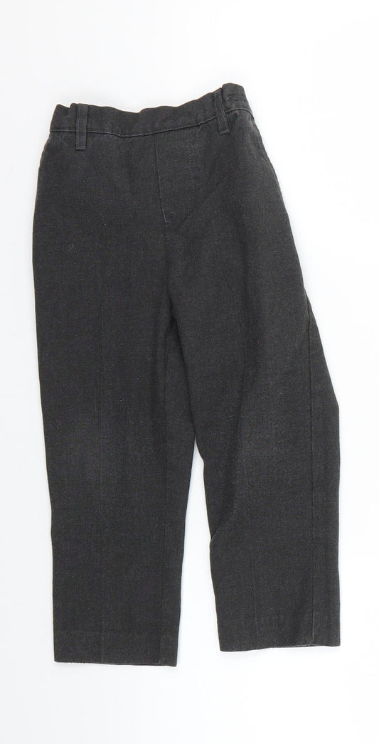 TU Boys Grey Chino Trousers Size 4 Years