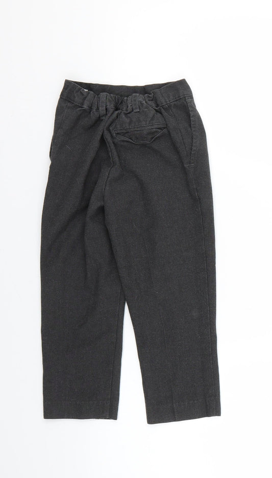 TU Boys Grey Chino Trousers Size 4 Years