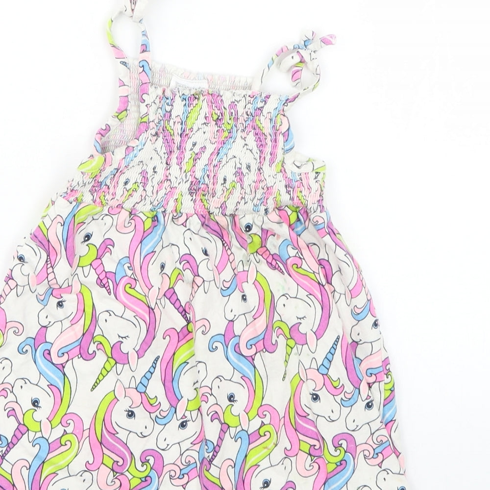 Brand and care label for F&F Baby Multicoloured Geometric Maxi, size 12-18, Months - unicorn
