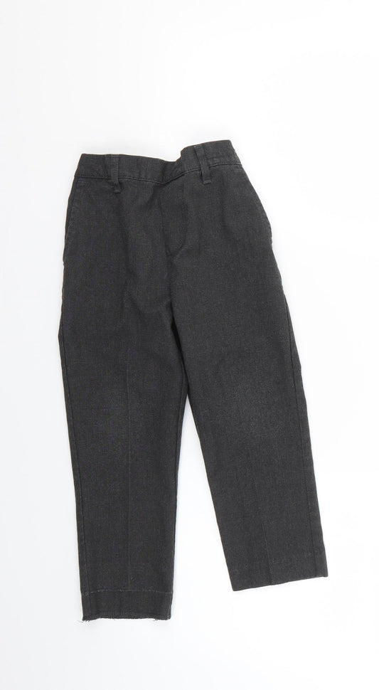 TU Boys Grey Chino Trousers Size 4 Years