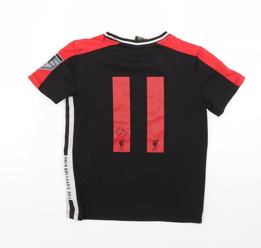 Liverpool FC Boys Multicoloured Geometric Basic T-Shirt Size 5-6 Years - Liverpool FC