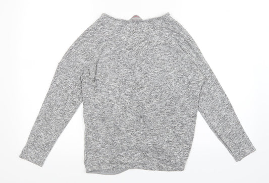 Womens UK Size 10 Dorothy Perkins Grey Pullover Jumper