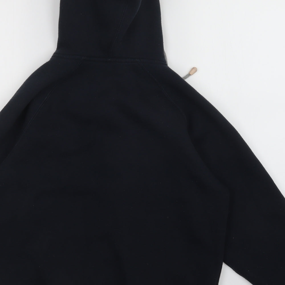 papini Mens Black Full Zip Hoodie Size XS