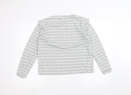 Womens UK Size 12 Papaya Grey Pullover Jumper