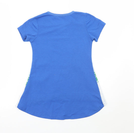 Cest La Vie Girls Blue Basic T-Shirt Size 8 Years - Girl