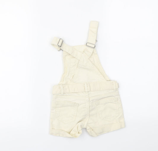 Primark Girls Ivory Playsuit One-Piece Size 2 Years