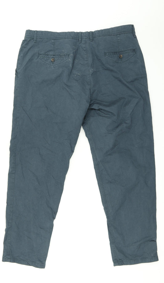 George Womens Blue Chino Trousers Size 42 L32 in