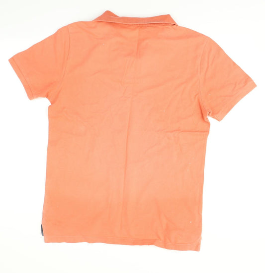 Gap Mens Orange Polo Size L