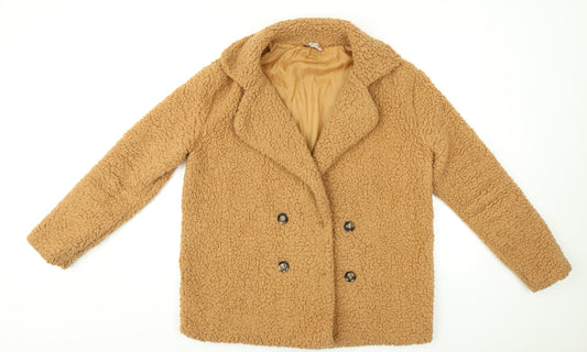 Boni Aro Womens Orange Jacket Coat Size M