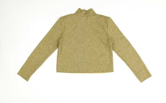 Womens UK Size S Zara Brown Pullover Jumper