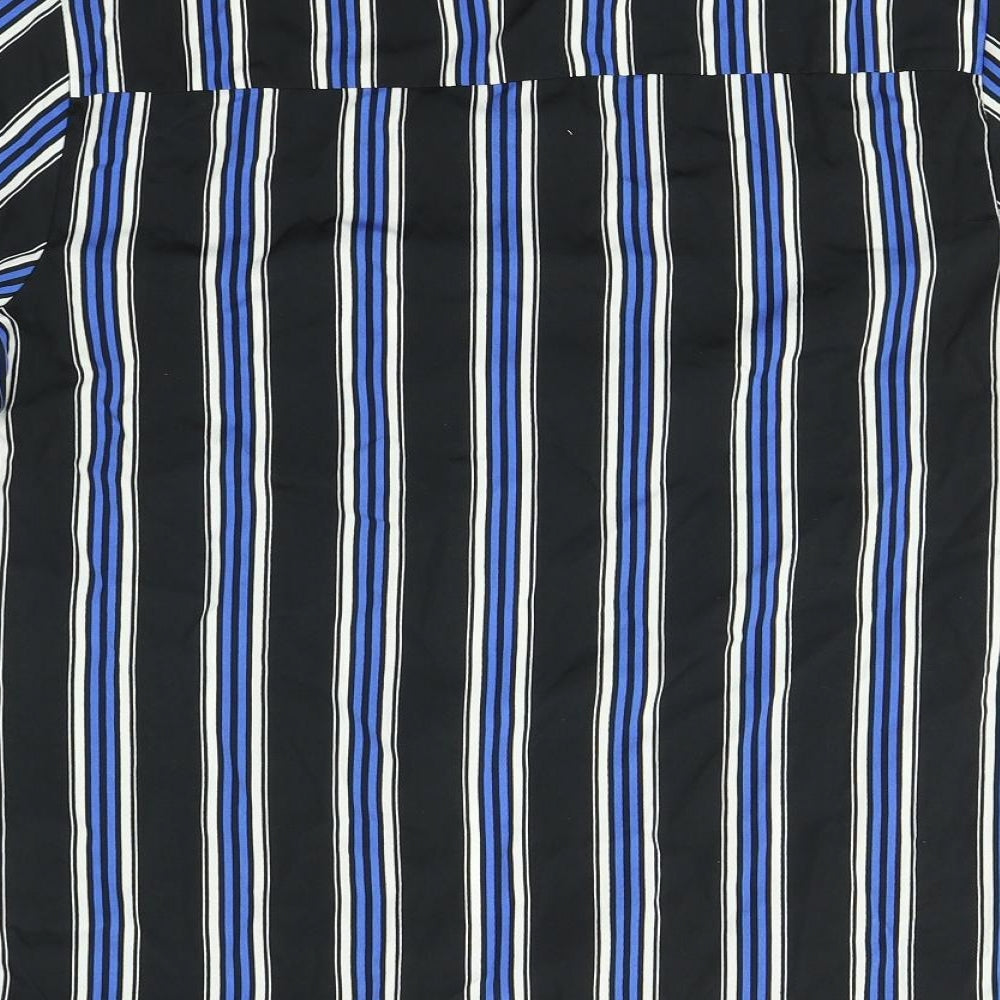 Mens UK Size M boohooMAN Multicoloured Button-Up Short Sleeve Casual Shirt
