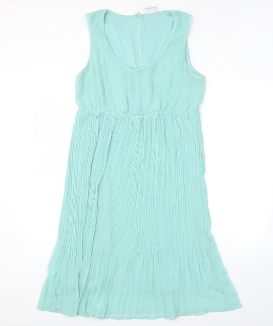 Mamalicious Womens Green A-Line Size L