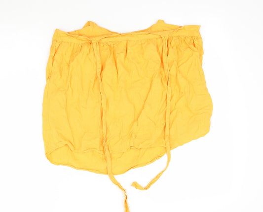 F&F Womens Orange   A-Line Skirt Size 14  - ties