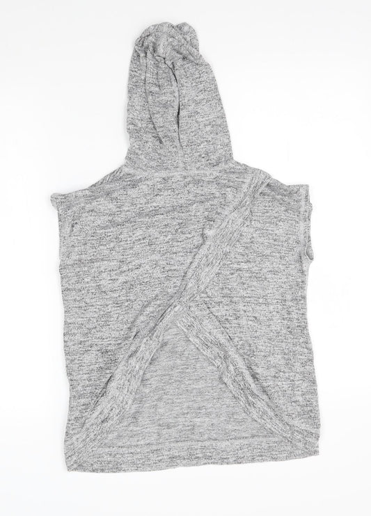 H&M Girls Grey Pullover Hoodie Size 10-11 Years - friendship goals