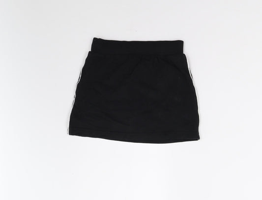 Tu School Girls Black Straight & Pencil Skirt Size 5 Years