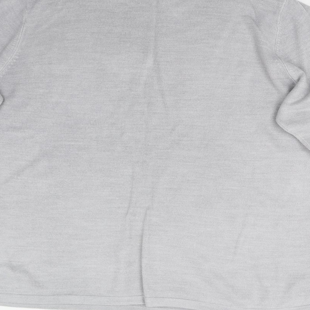 Womens UK Size 18 M&S Grey Pullover Jumper