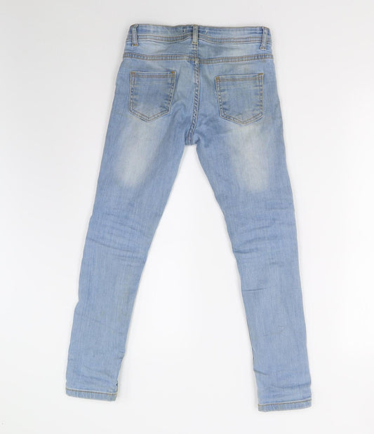 A2Z 4 Kids Girls Blue Denim Straight Jeans Size 9 Years