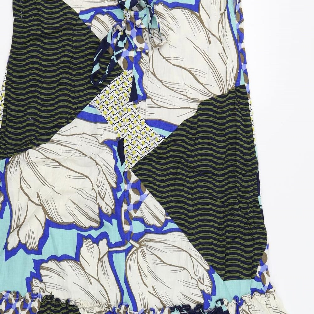 NEXT Womens Blue Geometric Shift Size 14