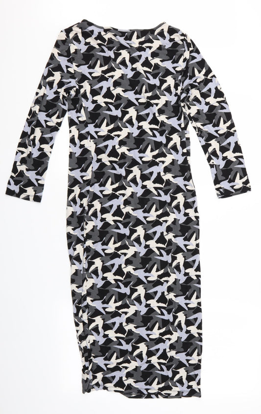 Oasis Womens Multicoloured Floral Sheath Size S - Oasis Dress