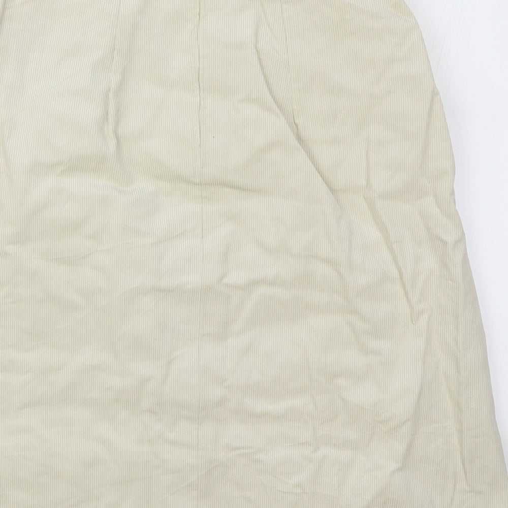 Womens UK Size 28 in Preworn A-Line Corduroy Skirt