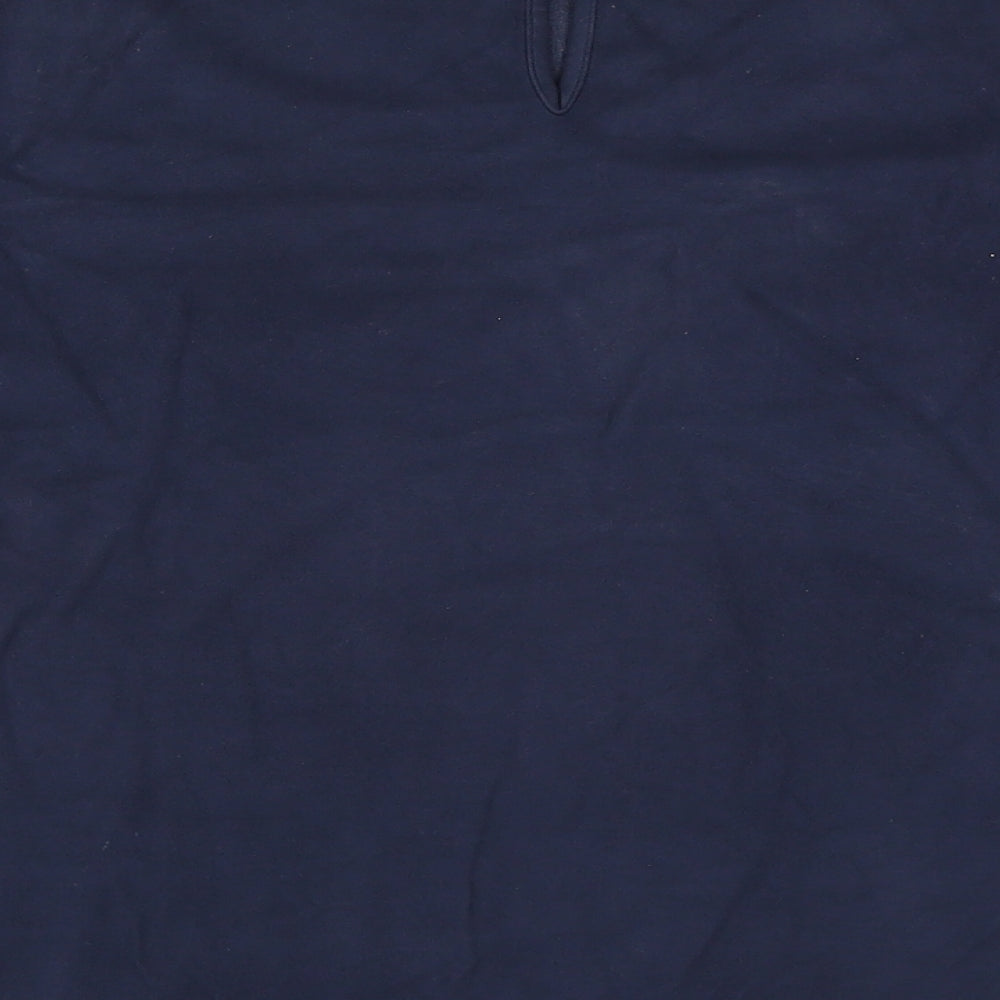 Papaya Womens Blue Basic T-Shirt Size 14