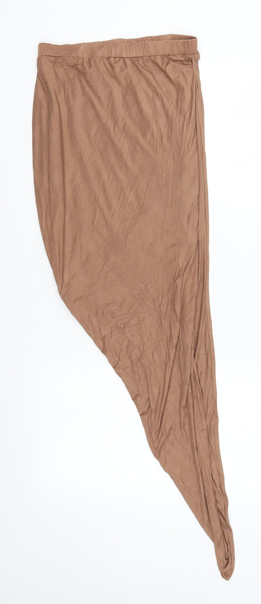 Carribean Queen Womens Brown Straight & Pencil Skirt Size S