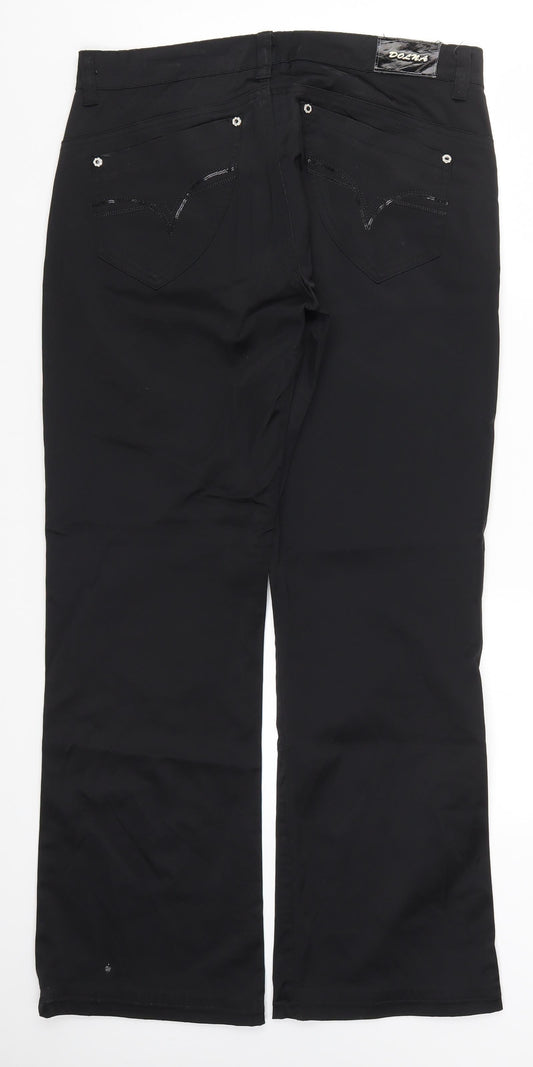 Dolna Womens Black Trousers Size 32 in L32 in